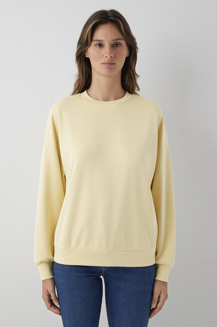 Kadın Oversize Sweat 168837-71206 Turuncu (2)