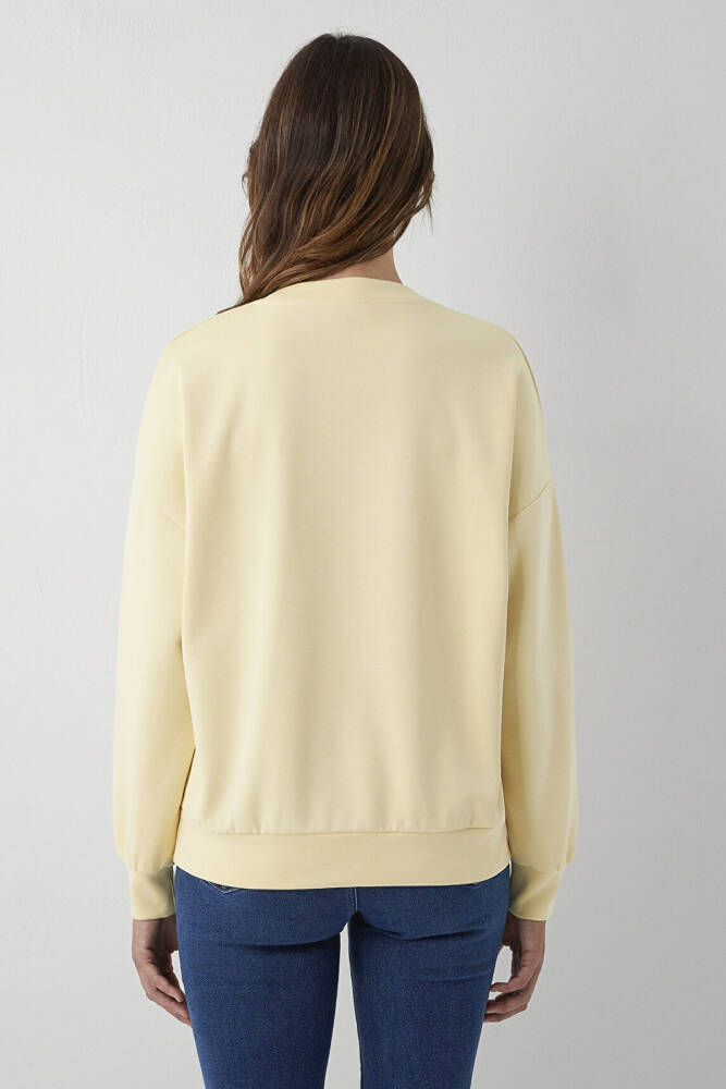 Kadın Oversize Sweat 168837-71206 Turuncu - 5