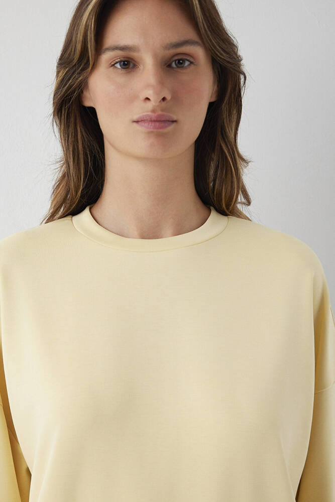 Kadın Oversize Sweat 168837-71206 Turuncu - 6