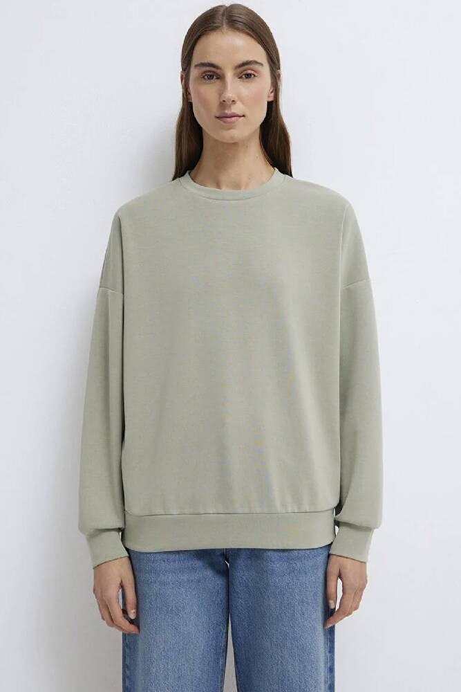 Kadın Oversize Sweat 168837-71481 Yeşil 