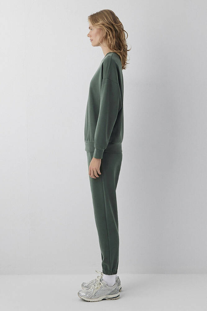 Kadın Oversize Sweat 168837-80684 Yeşil  - 4