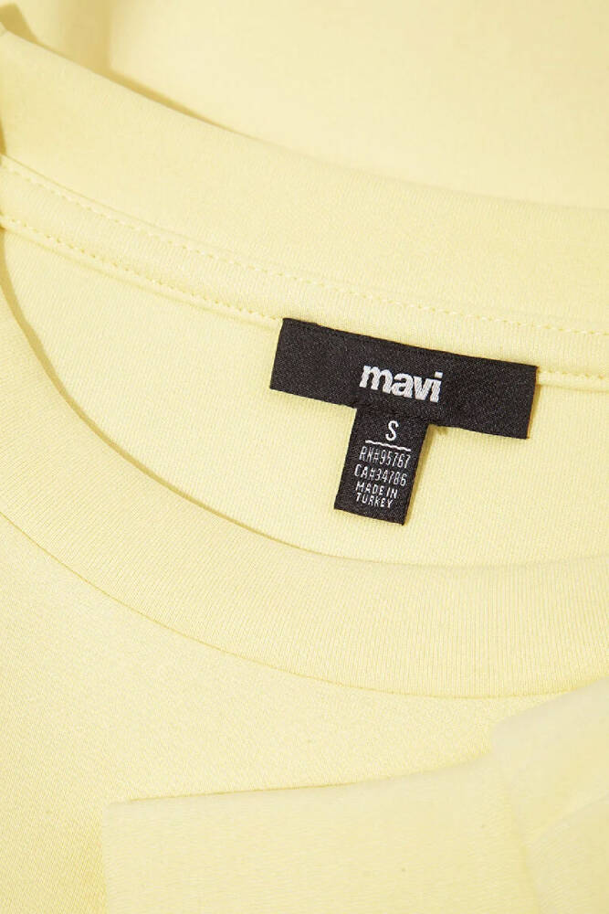 Kadın Oversize Sweat 168837-91390 Sarı 