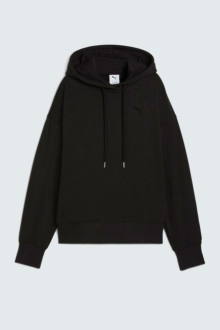 Kadın Oversized Sweat 690736-01 Siyah - Thumbnail