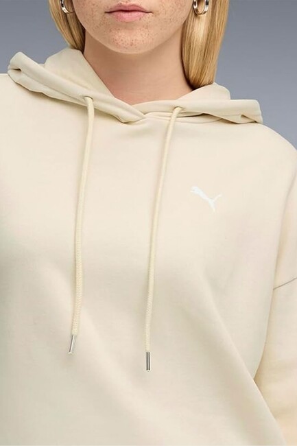Kadın Oversized Sweat 690736-87 Ekru (2)