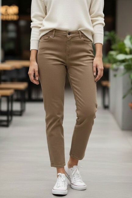 Kadın Pantolon 19053500 Bej (2)