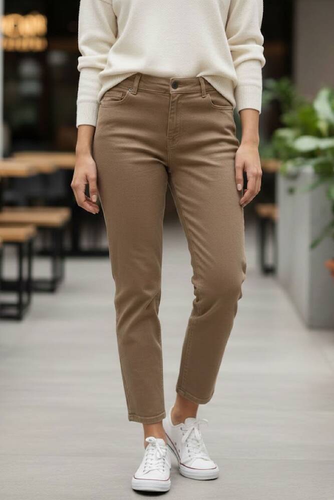 Kadın Pantolon 19053500 Bej 