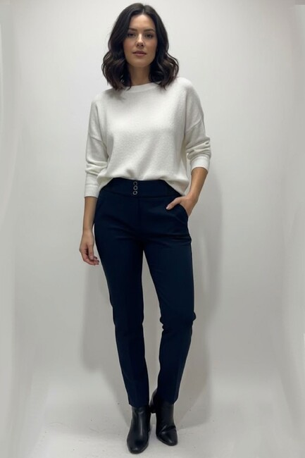 Kadın Pantolon 19070520 Lacivert (1)