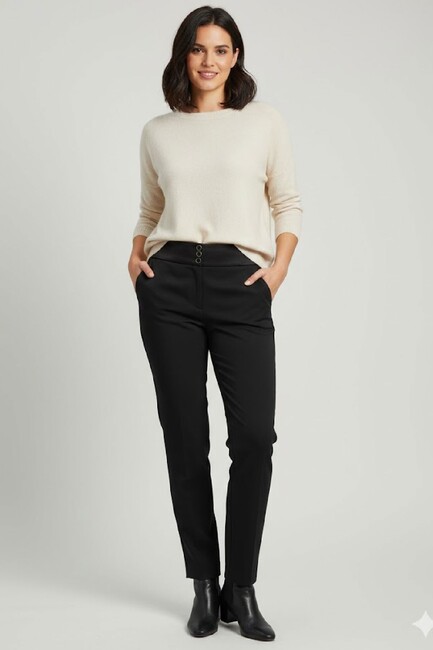 Kadın Pantolon 19070520 Siyah (1)