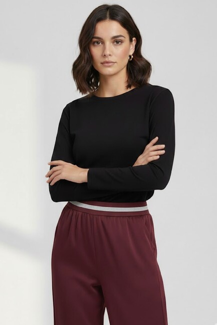 Kadın Pantolon 19071233 Bordo (2)