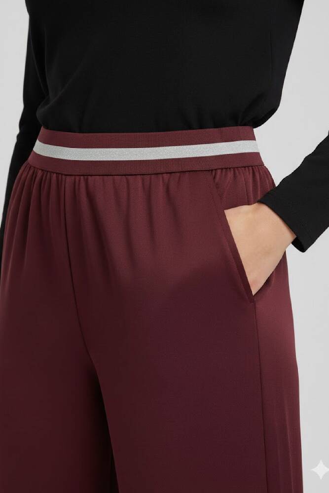 Kadın Pantolon 19071233 Bordo 