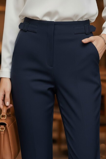 Kadın Pantolon 19071252 Lacivert (3)