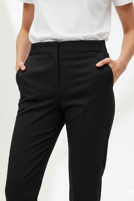 Kadın Pantolon 19071252 Siyah - Thumbnail