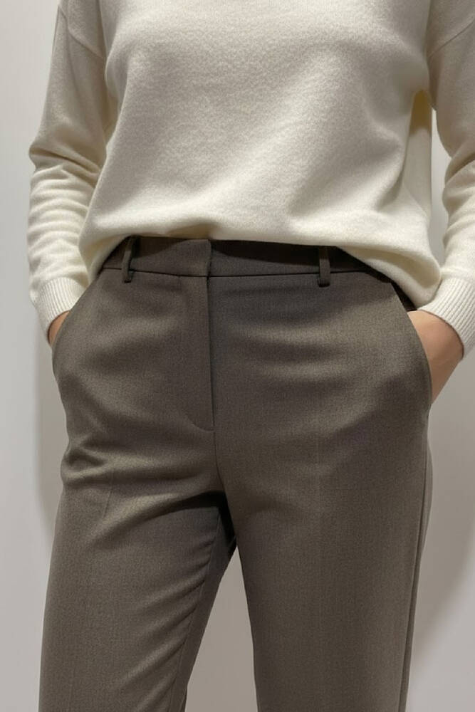 Kadın Pantolon 19071264 Bej 