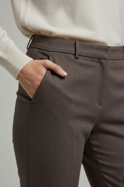 Kadın Pantolon 19071266 Kahve (2)