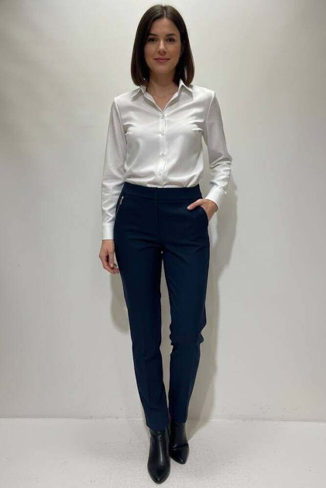 Kadın Pantolon 19071281 Lacivert 