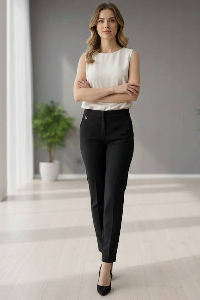 Kadın Pantolon 19071281 Siyah 