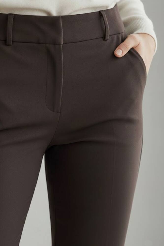 Kadın Pantolon 19071284 Kahve 