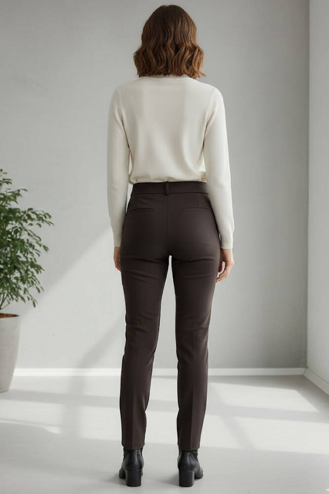 Kadın Pantolon 19071284 Kahve 