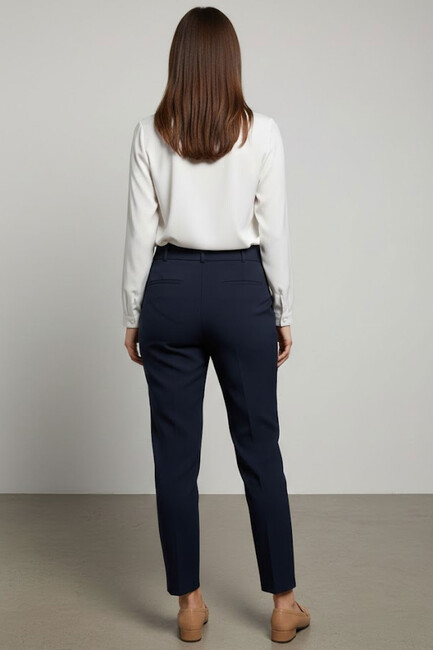 Kadın Pantolon 19071284 Lacivert - Thumbnail