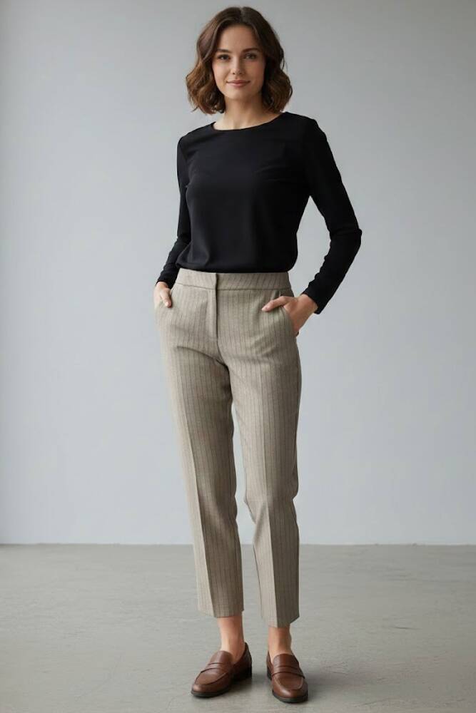 Kadın Pantolon 19071320 Bej 