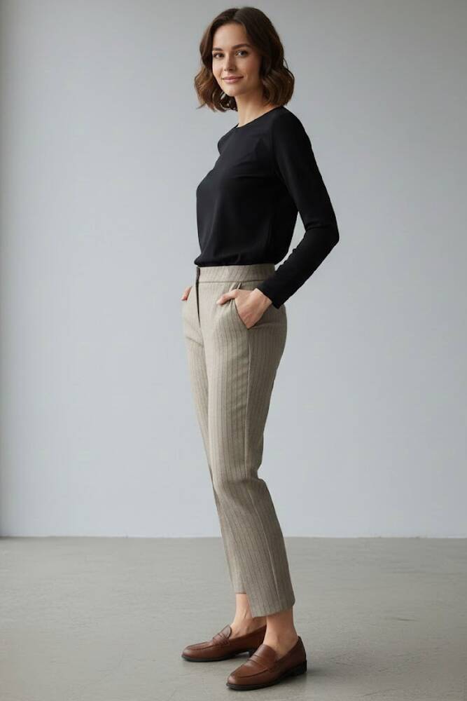 Kadın Pantolon 19071320 Bej 