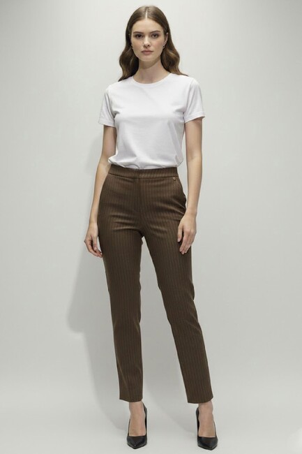 Kadın Pantolon 19071320 Kahve (1)
