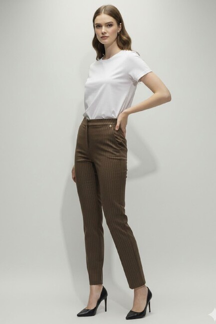Kadın Pantolon 19071320 Kahve (2)