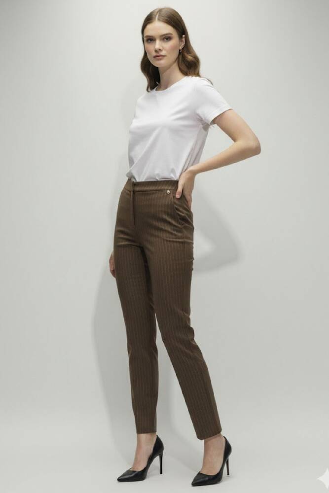 Kadın Pantolon 19071320 Kahve 