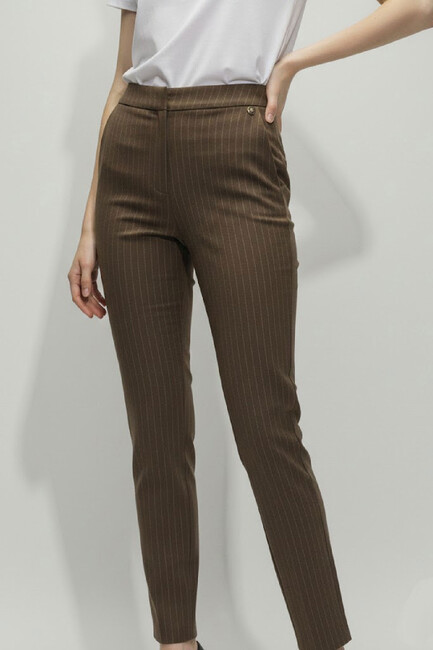 Kadın Pantolon 19071320 Kahve - Thumbnail