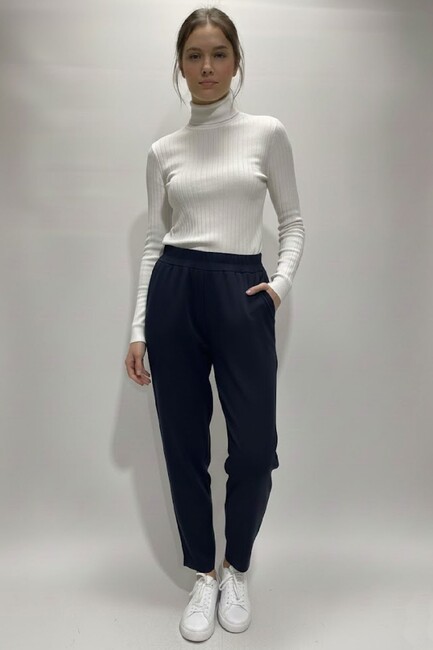 Kadın Pantolon 19071365 Lacivert (1)