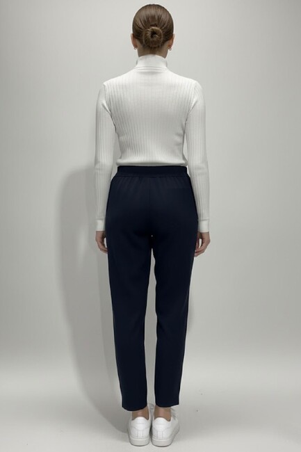 Kadın Pantolon 19071365 Lacivert - Thumbnail