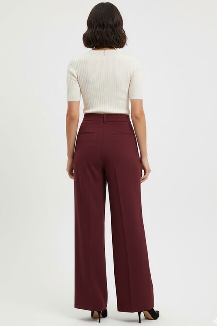 Kadın Pantolon 1907512 Bordo (3)