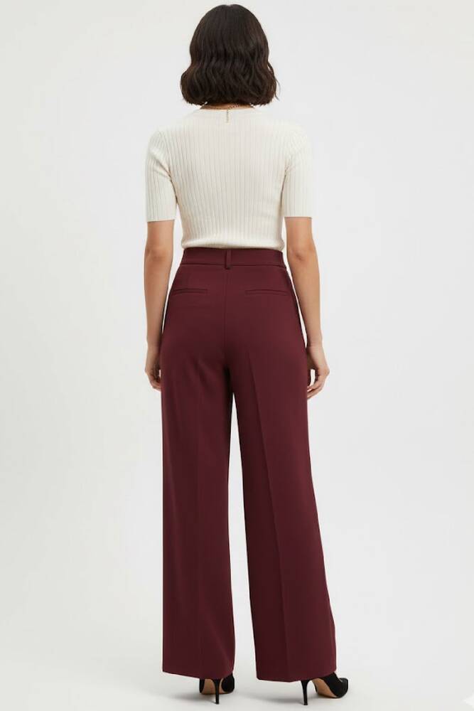 Kadın Pantolon 1907512 Bordo 