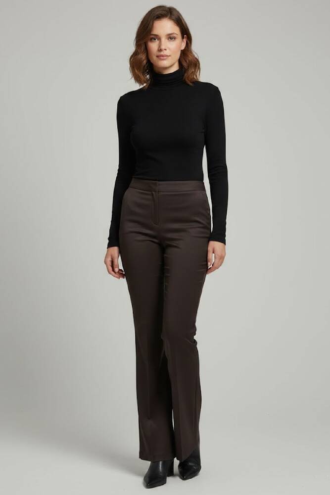 Kadın Pantolon 1907673 Kahve 