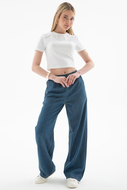 Kadın Pantolon 25Y0225K1 Mavi (2)