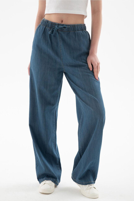 Kadın Pantolon 25Y0225K1 Mavi - Thumbnail