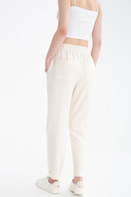 Kadın Pantolon 25Y0250K1 Ekru (3)