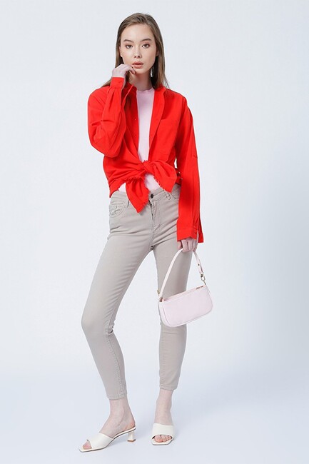 Kadın Pantolon 22Y0034K1 Bej (1)