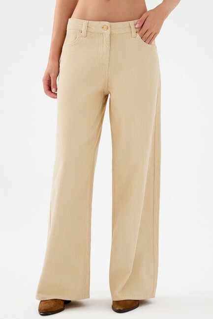Kadın Pantolon LF2041545 Ekru (2)
