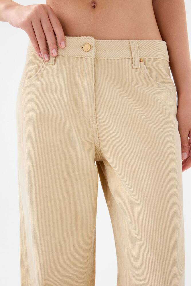 Kadın Pantolon LF2041545 Ekru 