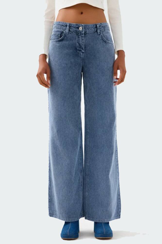 Kadın Pantolon LF2041546 Mavi 