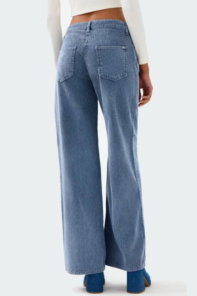 Kadın Pantolon LF2041546 Mavi 