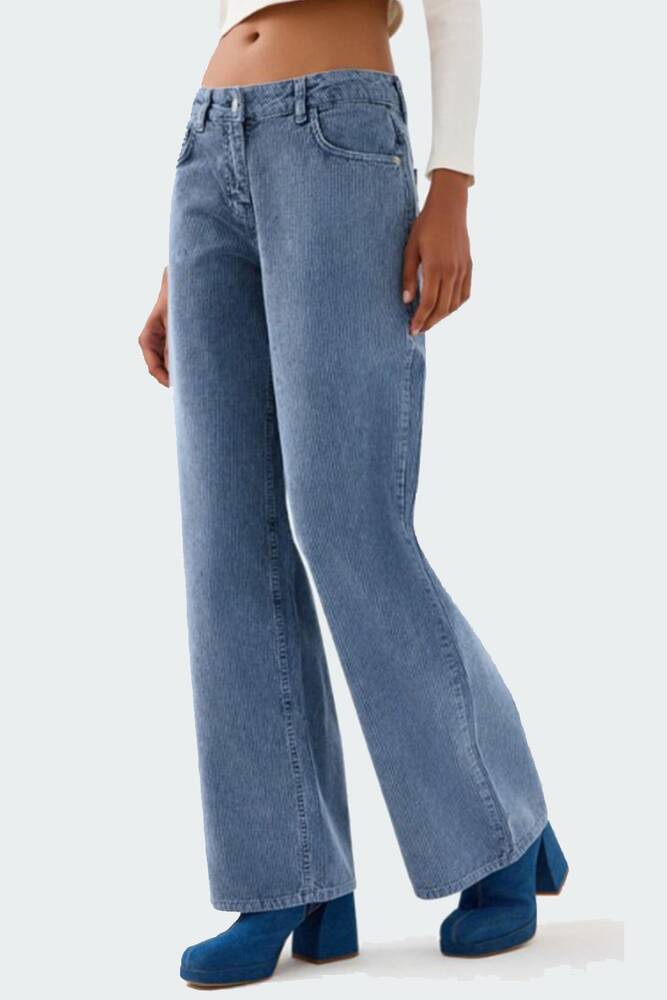 Kadın Pantolon LF2041546 Mavi 