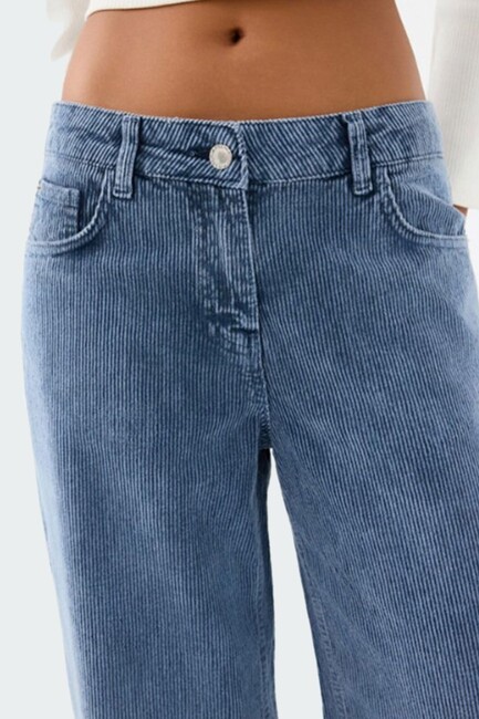 Kadın Pantolon LF2041546 Mavi - Thumbnail