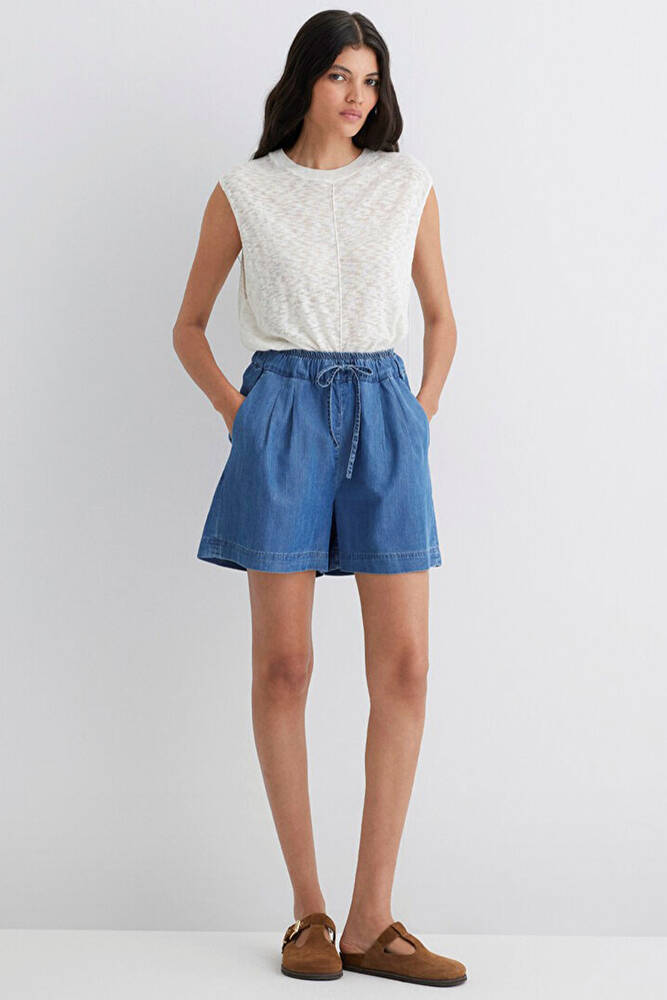 Kadın Penny Denim Şort 1410075-90104 Mavi 