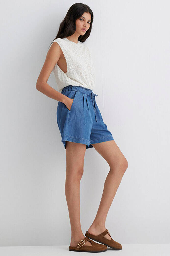 Kadın Penny Denim Şort 1410075-90104 Mavi 