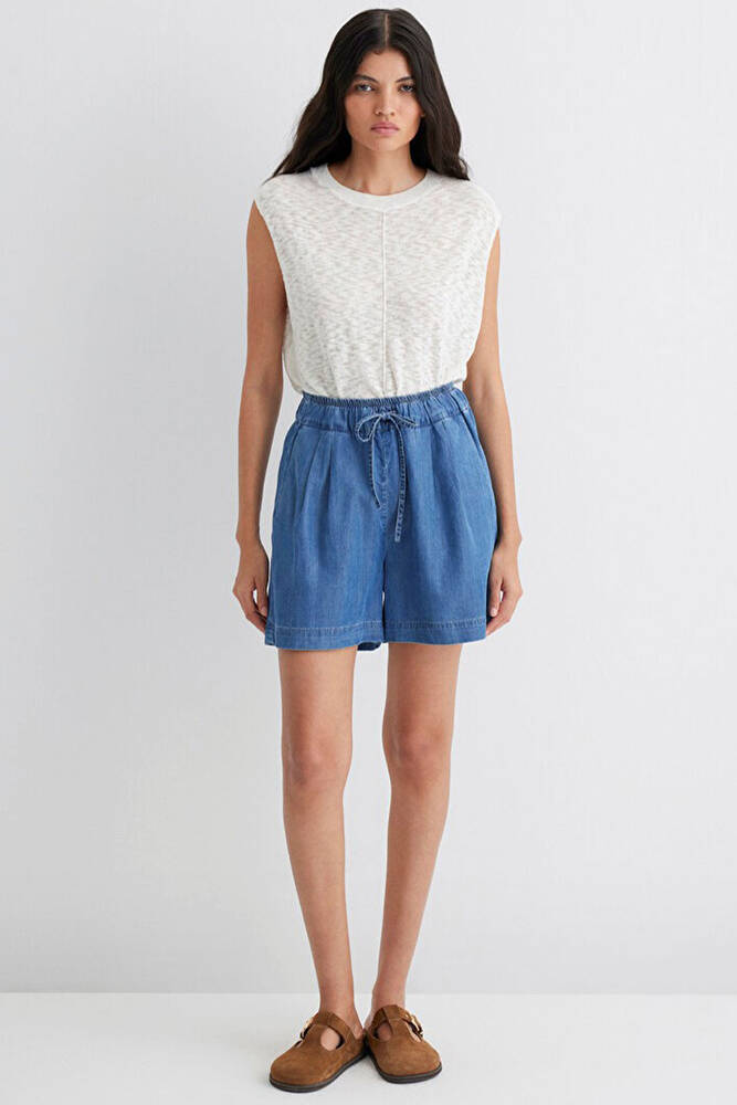 Kadın Penny Denim Şort 1410075-90104 Mavi 