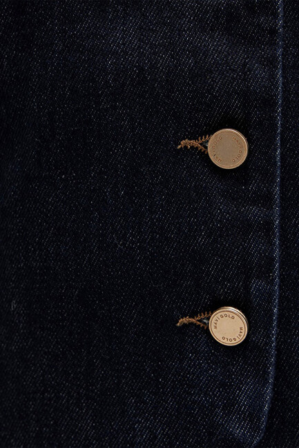 Kadın Polına Denim Yelek 1110754-90555 Lacivert - Thumbnail
