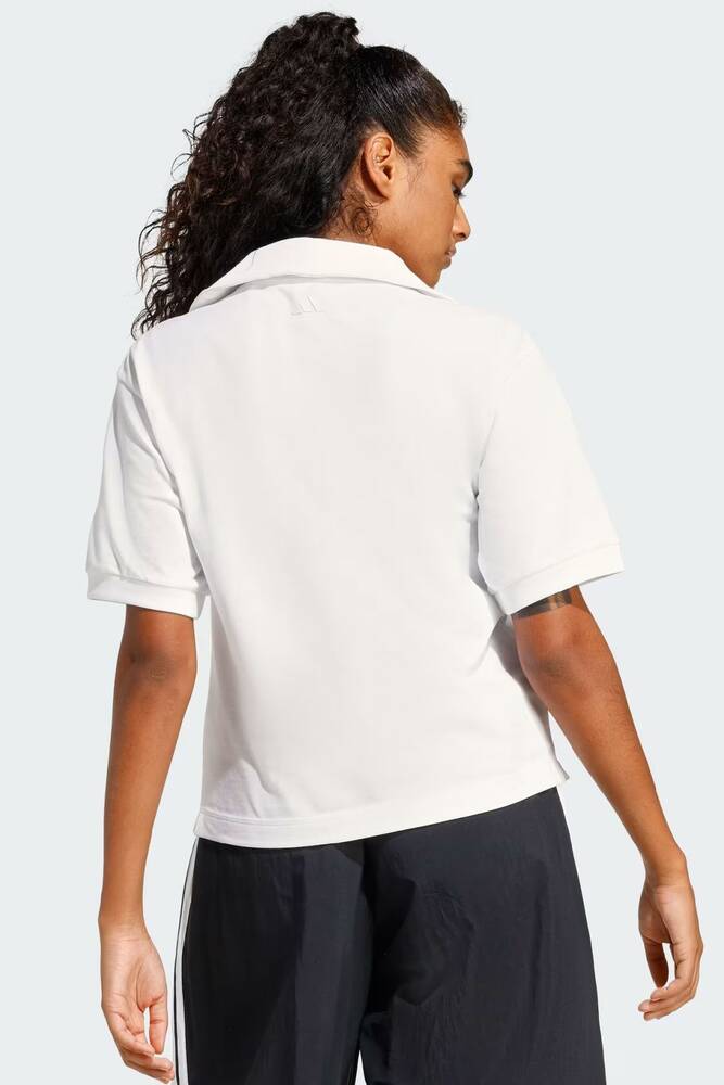 Kadın Polo Tişört JZ0191 Beyaz 