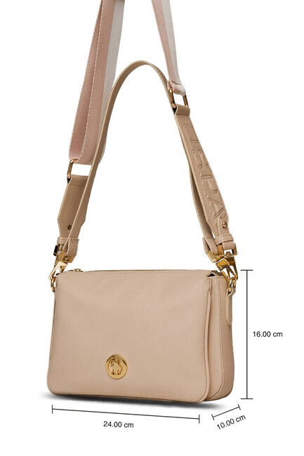Kadın Postacı Çantası US25141 Bej - Thumbnail